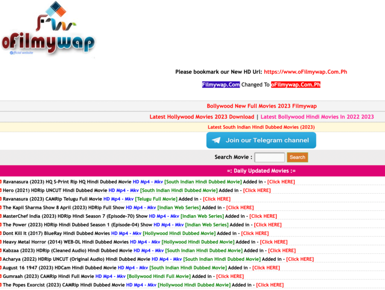 OFilmyWap.com Marathi 2022 Web Series: 🎬 Bollywood Movies