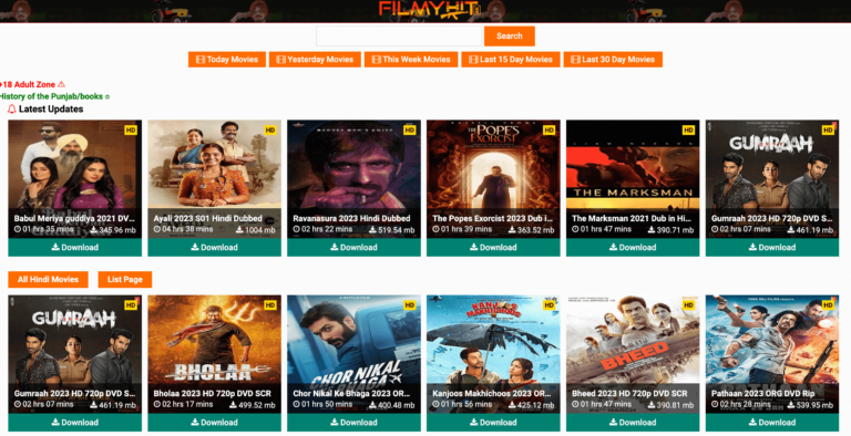 Filmyhit Punjabi, Hindi, Marathi Movies & Web Series: 🎬 Download