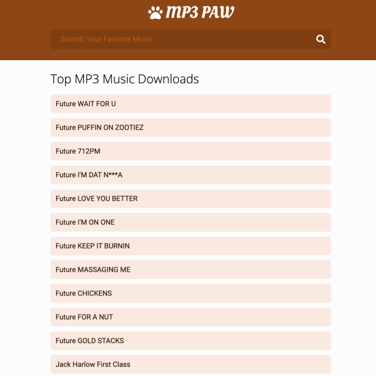 MP3 Juice Paw Download: 🎶 Free Music Streaming 320kbps